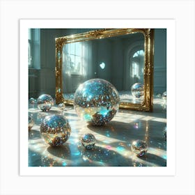 Reflections In A Mirror Art Print