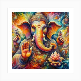 Ganesha 8 Art Print