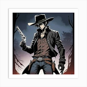 Dead Man'S Hand Art Print