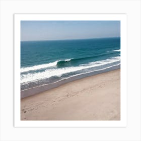 Aerial View Of A Beach 21 Art Print