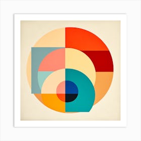 Abstract Geometric Painting Art Print