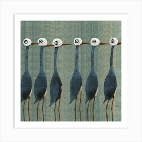 Herons Art Print