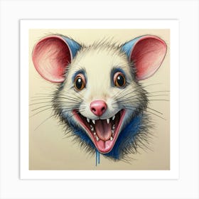 Opossum 2 Art Print