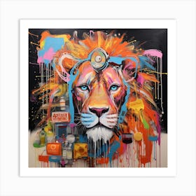 Lion the King Art Print