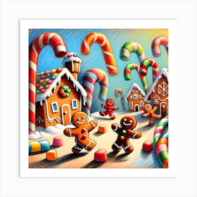 Super Kids Creativity:Gingerbread House 2 Art Print