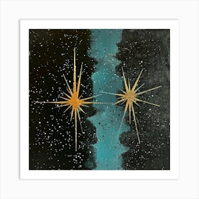 Two Stars In The Sky 1 Art Print