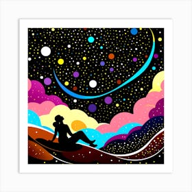 Dreams 5 vector art Art Print