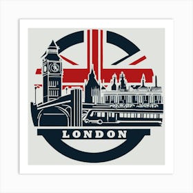 London Skyline Art Print