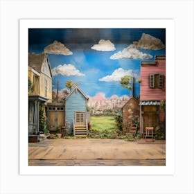 Stage Set For A Musical Art Print
