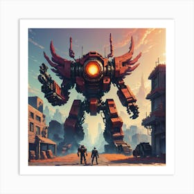 Men versus Machine Art Print