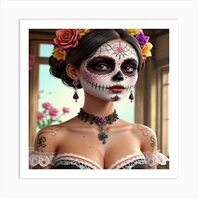 Day Of The Dead 2 Art Print