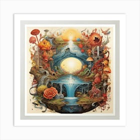 Symbiosis art Art Print