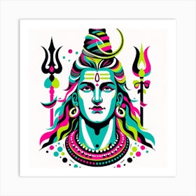 Lord Shiva 11 Art Print