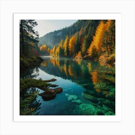 Autumn In The Mountains 1 Art Print