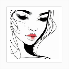 Asian Girl 1 Art Print