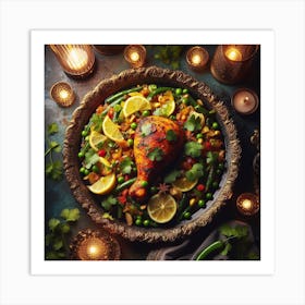 Indian Food 1 Art Print