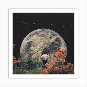 Mother Earth Square Art Print