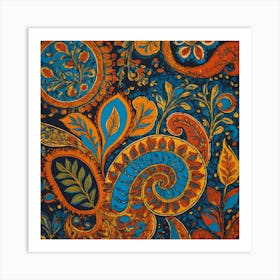 Paisley 3 Art Print