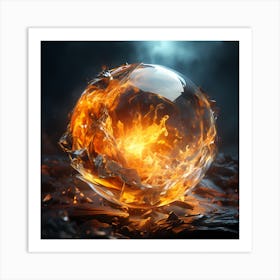 Fire Ball Art Print