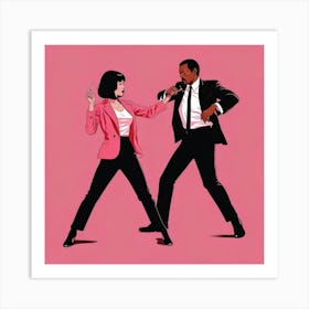 Pulp Fiction Dance Art Prints (3) Art Print