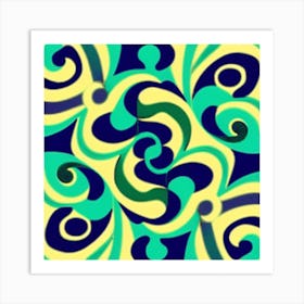 Swirls And Swirls Art Print