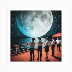 Full Moon 4 Art Print