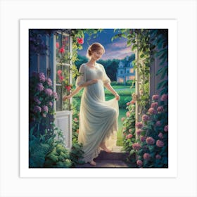 Into The Garden I Go Print 3 Art Print