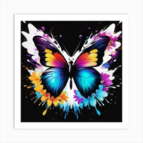 Butterfly Painting 157 Art Print