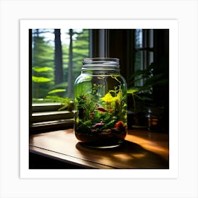 Jar Of Plants 1 Art Print