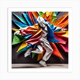 Origami Dancer 42 Art Print