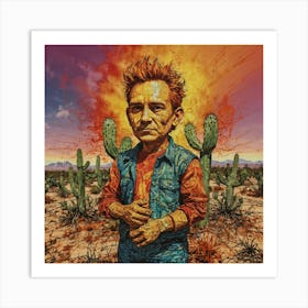 Johnny Cash Art Print