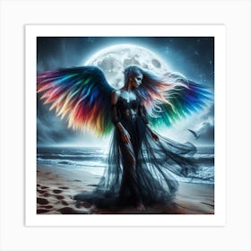 Rainbow Angel 6 Art Print