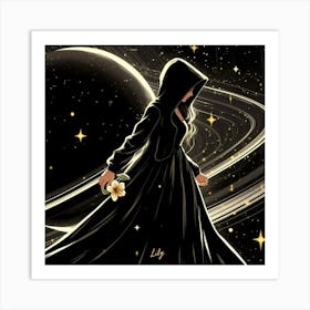 Saturn by dee Art Print