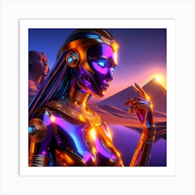 Cleopatra Portrait Artwork 30 Art Print