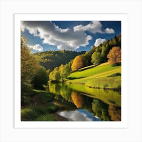 Autumn Landscape 7 Art Print