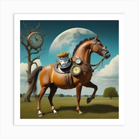 Steampunk Horse Art Print