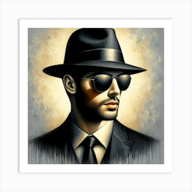 Creative Male Portrait 43 Art Print