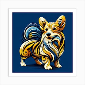 Welsh Corgi 02 Art Print