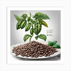 Coffee Beans 425 Art Print