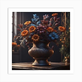 Flowers In A Vase 19 Art Print