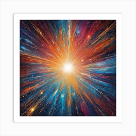 Star Burst Of Light Art Print