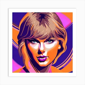 Taylor Swift, Stare _Vector Art Print