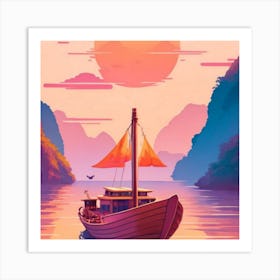 Ship luck Art Print