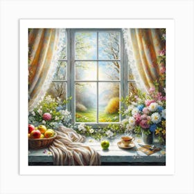 Window Sill Art Print