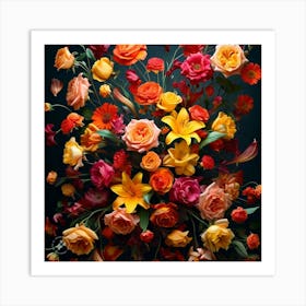 Flowers In A Vase Art Print