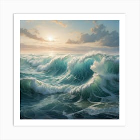 Ocean - Ocean Stock Videos & Royalty-Free Footage Art Print