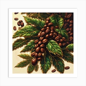 Coffee Beans 35 Art Print