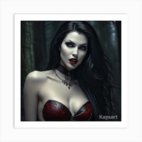 Gothic Beauty 6 Art Print