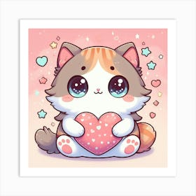 Cute Cat 4 Art Print