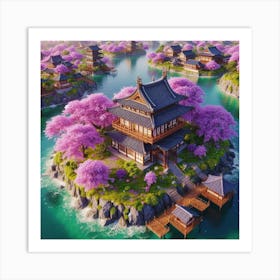 Asian Island Art Print